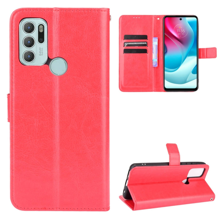 Crazy Horse Texture Horizontal Flip Leather Case with Holder & Card Slots & Lanyard, For Motorola Edge 20, For Motorola Edge 2021, For Motorola Moto G60S, For OPPO Reno6 4G, For OPPO Realme C21Y, For OPPO Realme GT Explorer Master