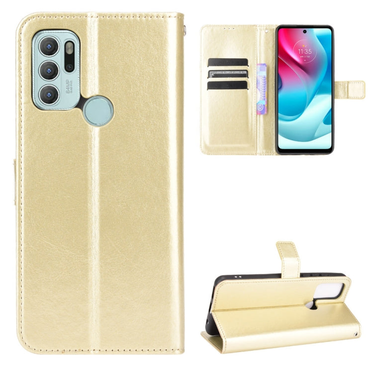 Crazy Horse Texture Horizontal Flip Leather Case with Holder & Card Slots & Lanyard, For Motorola Edge 20, For Motorola Edge 2021, For Motorola Moto G60S, For OPPO Reno6 4G, For OPPO Realme C21Y, For OPPO Realme GT Explorer Master