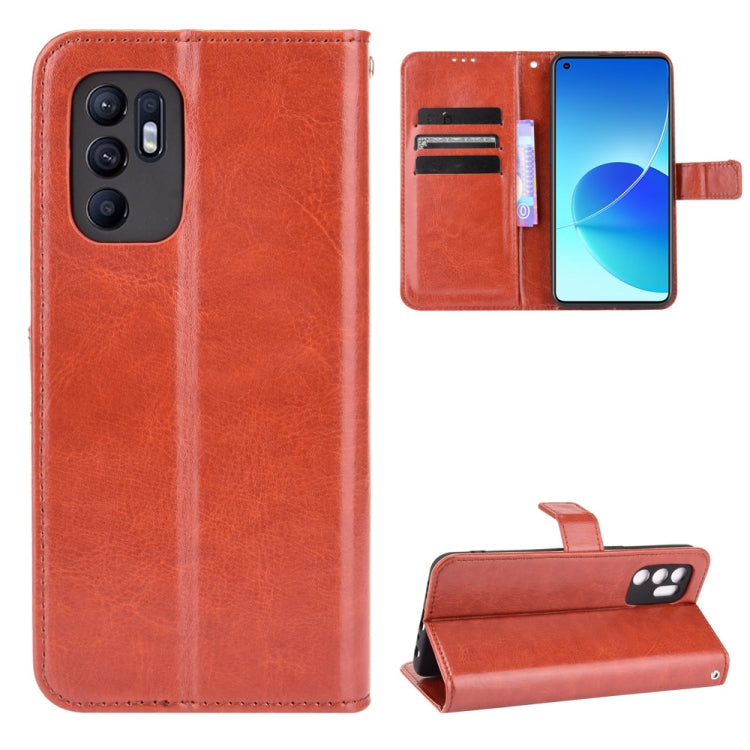 Crazy Horse Texture Horizontal Flip Leather Case with Holder & Card Slots & Lanyard, For Motorola Edge 20, For Motorola Edge 2021, For Motorola Moto G60S, For OPPO Reno6 4G, For OPPO Realme C21Y, For OPPO Realme GT Explorer Master