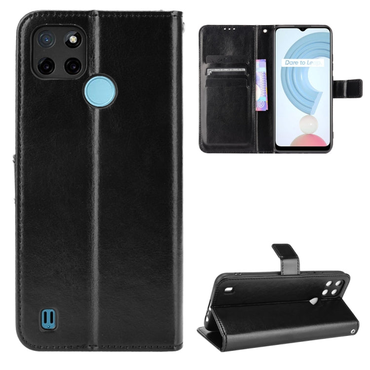 Crazy Horse Texture Horizontal Flip Leather Case with Holder & Card Slots & Lanyard, For Motorola Edge 20, For Motorola Edge 2021, For Motorola Moto G60S, For OPPO Reno6 4G, For OPPO Realme C21Y, For OPPO Realme GT Explorer Master