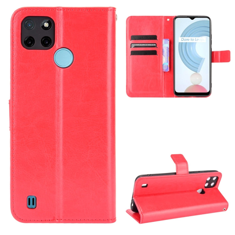 Crazy Horse Texture Horizontal Flip Leather Case with Holder & Card Slots & Lanyard, For Motorola Edge 20, For Motorola Edge 2021, For Motorola Moto G60S, For OPPO Reno6 4G, For OPPO Realme C21Y, For OPPO Realme GT Explorer Master