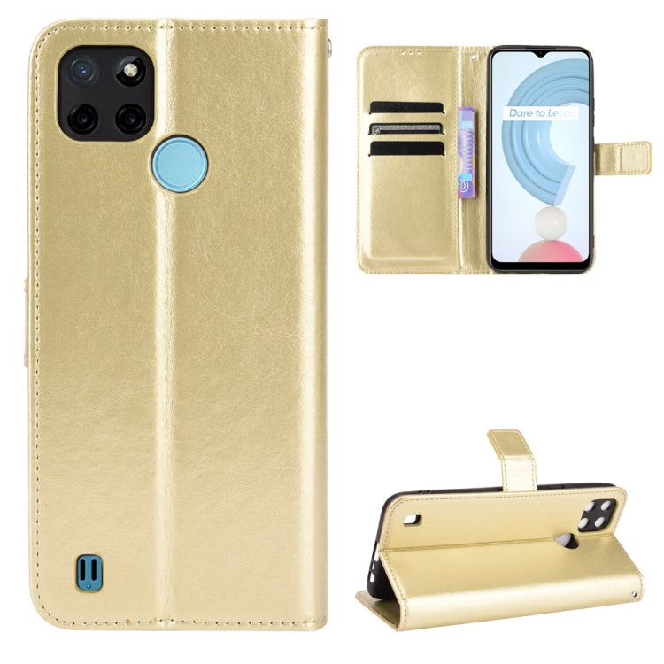 Crazy Horse Texture Horizontal Flip Leather Case with Holder & Card Slots & Lanyard, For Motorola Edge 20, For Motorola Edge 2021, For Motorola Moto G60S, For OPPO Reno6 4G, For OPPO Realme C21Y, For OPPO Realme GT Explorer Master