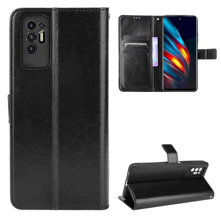 Crazy Horse Texture Horizontal Flip Leather Case with Holder & Card Slots & Lanyard, For Xiaomi Redmi 10, For Nokia C30, For Samsung Galaxy M21 2021, For Sony Xperia 10 III, For Xiaomi Mi Mix 4, For Tecno Phantom X, For Tecno Pova 2, For Doogee N40 Pro