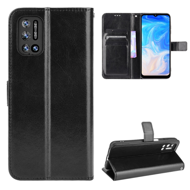 Crazy Horse Texture Horizontal Flip Leather Case with Holder & Card Slots & Lanyard, For Xiaomi Redmi 10, For Nokia C30, For Samsung Galaxy M21 2021, For Sony Xperia 10 III, For Xiaomi Mi Mix 4, For Tecno Phantom X, For Tecno Pova 2, For Doogee N40 Pro