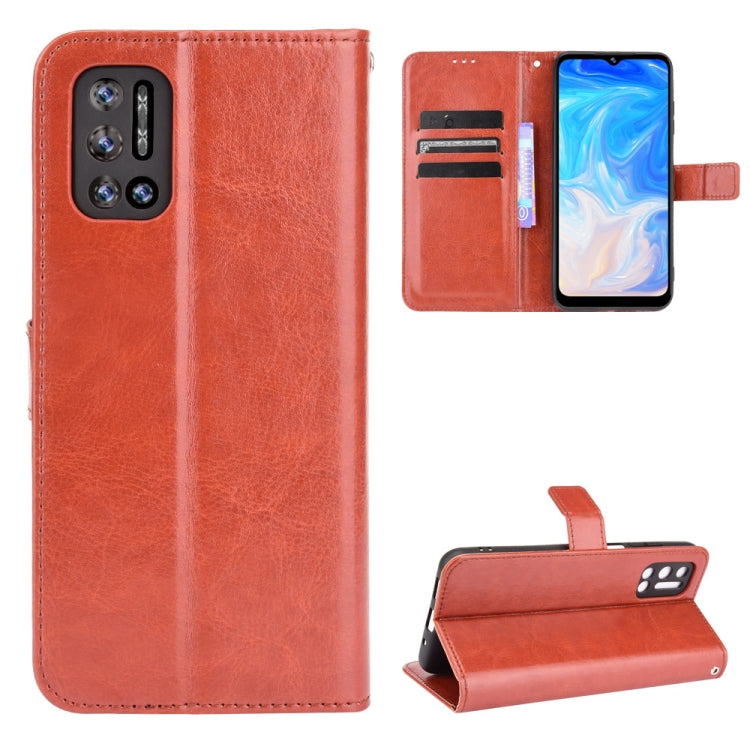 Crazy Horse Texture Horizontal Flip Leather Case with Holder & Card Slots & Lanyard, For Xiaomi Redmi 10, For Nokia C30, For Samsung Galaxy M21 2021, For Sony Xperia 10 III, For Xiaomi Mi Mix 4, For Tecno Phantom X, For Tecno Pova 2, For Doogee N40 Pro