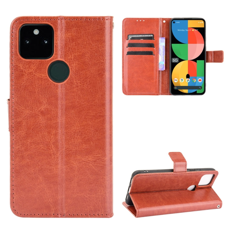 Crazy Horse Texture Horizontal Flip Leather Case with Holder & Card Slots & Lanyard, For Google Pixel 5a 5G, For Xiaomi Redmi 10, For Nokia C30, For Samsung Galaxy M21 2021, For Sony Xperia 10 III, For Xiaomi Mi Mix 4