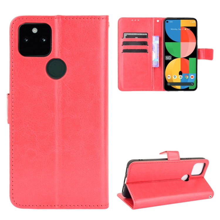 Crazy Horse Texture Horizontal Flip Leather Case with Holder & Card Slots & Lanyard, For Google Pixel 5a 5G, For Xiaomi Redmi 10, For Nokia C30, For Samsung Galaxy M21 2021, For Sony Xperia 10 III, For Xiaomi Mi Mix 4