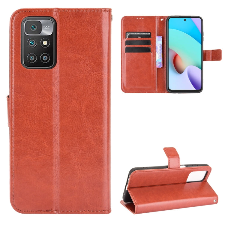 Crazy Horse Texture Horizontal Flip Leather Case with Holder & Card Slots & Lanyard, For Xiaomi Redmi 10, For Nokia C30, For Samsung Galaxy M21 2021, For Sony Xperia 10 III, For Xiaomi Mi Mix 4, For Tecno Phantom X, For Tecno Pova 2, For Doogee N40 Pro