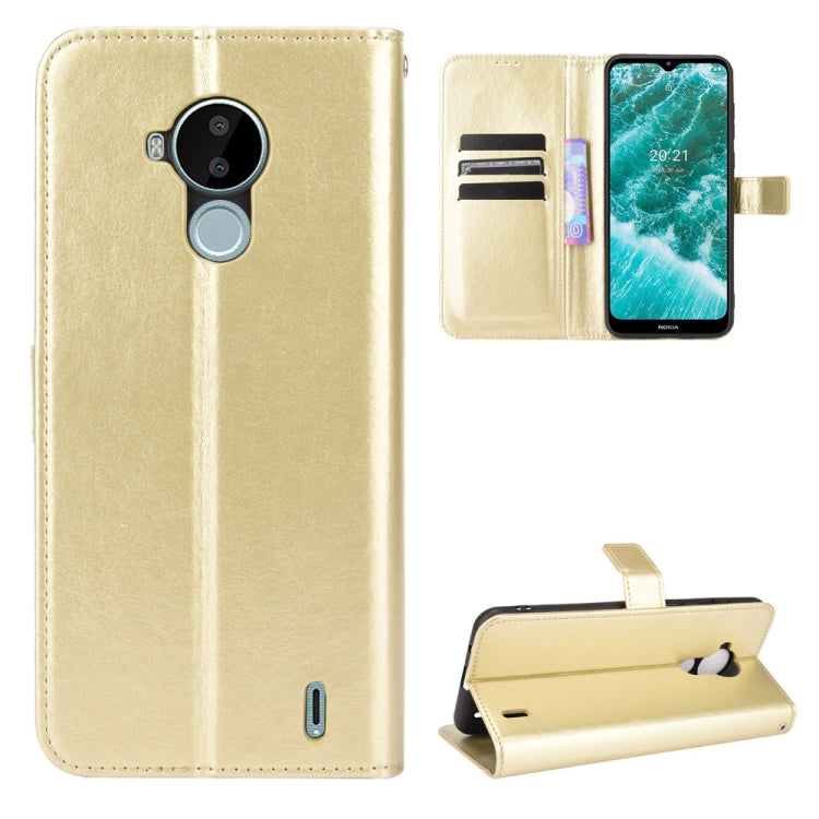 Crazy Horse Texture Horizontal Flip Leather Case with Holder & Card Slots & Lanyard, For Xiaomi Redmi 10, For Nokia C30, For Samsung Galaxy M21 2021, For Sony Xperia 10 III, For Xiaomi Mi Mix 4, For Tecno Phantom X, For Tecno Pova 2, For Doogee N40 Pro