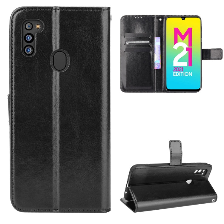 Crazy Horse Texture Horizontal Flip Leather Case with Holder & Card Slots & Lanyard, For Xiaomi Redmi 10, For Nokia C30, For Samsung Galaxy M21 2021, For Sony Xperia 10 III, For Xiaomi Mi Mix 4, For Tecno Phantom X, For Tecno Pova 2, For Doogee N40 Pro