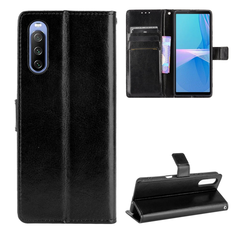 Crazy Horse Texture Horizontal Flip Leather Case with Holder & Card Slots & Lanyard, For Xiaomi Redmi 10, For Nokia C30, For Samsung Galaxy M21 2021, For Sony Xperia 10 III, For Xiaomi Mi Mix 4, For Tecno Phantom X, For Tecno Pova 2, For Doogee N40 Pro