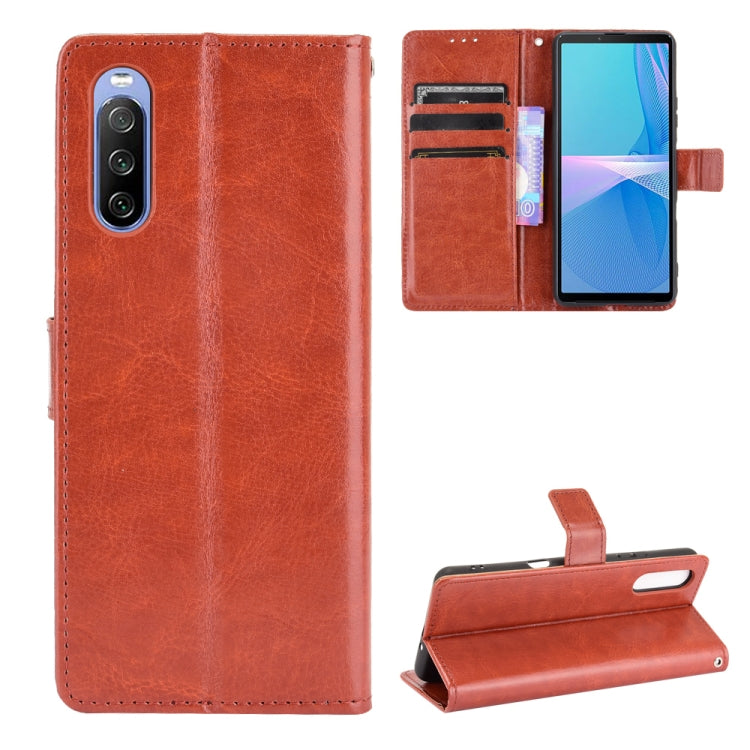 Crazy Horse Texture Horizontal Flip Leather Case with Holder & Card Slots & Lanyard, For Xiaomi Redmi 10, For Nokia C30, For Samsung Galaxy M21 2021, For Sony Xperia 10 III, For Xiaomi Mi Mix 4, For Tecno Phantom X, For Tecno Pova 2, For Doogee N40 Pro