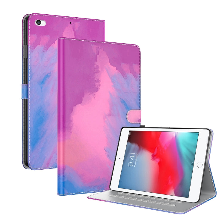 Watercolor Pattern Skin Feel Magnetic Horizontal Flip PU Leather Case with Holder & Card Slots & Photo Frame & Sleep / Wake-up Function, For iPad mini 2024 / mini 6, For iPad Pro 12.9 2022 / 2021 / 2020, For iPad Pro 11 2022 / 2021&2018 / Air 4 (2020)�...