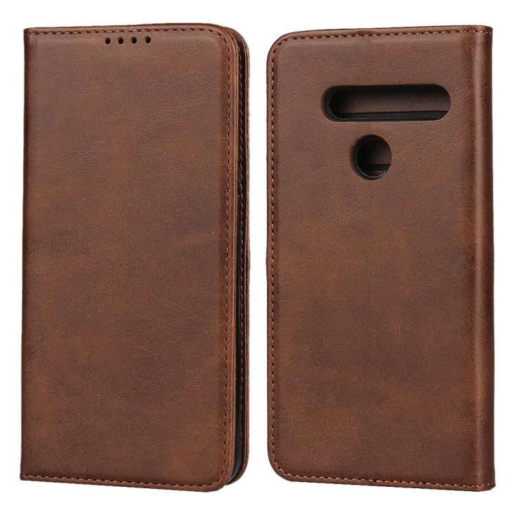 Calf Texture Magnetic Horizontal Flip Leather Case with Holder & Card Slots & Wallet, For LG G8 ThinQ, For LG K50, For LG K50S, For LG Q7, For LG V40 ThinQ, For LG V50 ThinQ, For LG V50S ThinQ 5G, For LG V60 ThinQ 5G