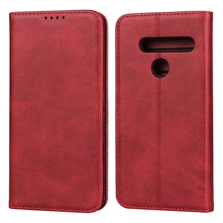 Calf Texture Magnetic Horizontal Flip Leather Case with Holder & Card Slots & Wallet, For LG G8 ThinQ, For LG K50, For LG K50S, For LG Q7, For LG V40 ThinQ, For LG V50 ThinQ, For LG V50S ThinQ 5G, For LG V60 ThinQ 5G