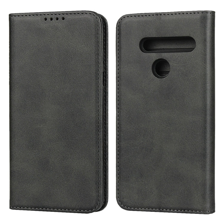 Calf Texture Magnetic Horizontal Flip Leather Case with Holder & Card Slots & Wallet, For LG G8 ThinQ, For LG K50, For LG K50S, For LG Q7, For LG V40 ThinQ, For LG V50 ThinQ, For LG V50S ThinQ 5G, For LG V60 ThinQ 5G