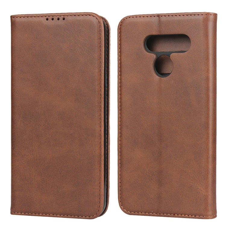 Calf Texture Magnetic Horizontal Flip Leather Case with Holder & Card Slots & Wallet, For LG G8 ThinQ, For LG K50, For LG K50S, For LG Q7, For LG V40 ThinQ, For LG V50 ThinQ, For LG V50S ThinQ 5G, For LG V60 ThinQ 5G