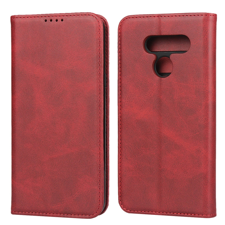 Calf Texture Magnetic Horizontal Flip Leather Case with Holder & Card Slots & Wallet, For LG G8 ThinQ, For LG K50, For LG K50S, For LG Q7, For LG V40 ThinQ, For LG V50 ThinQ, For LG V50S ThinQ 5G, For LG V60 ThinQ 5G