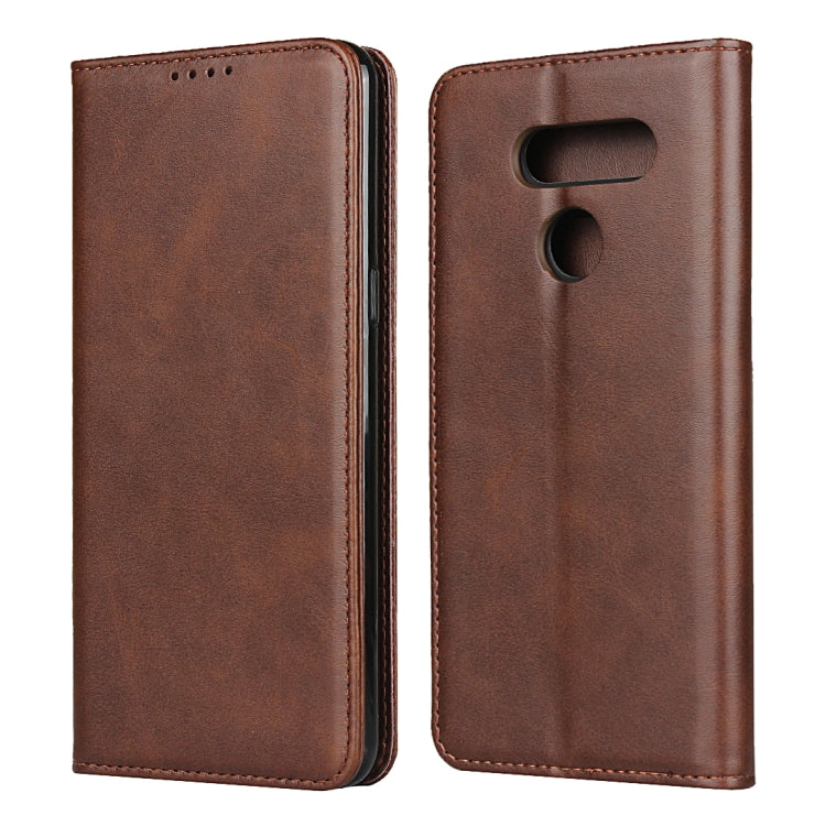 Calf Texture Magnetic Horizontal Flip Leather Case with Holder & Card Slots & Wallet, For LG G8 ThinQ, For LG K50, For LG K50S, For LG Q7, For LG V40 ThinQ, For LG V50 ThinQ, For LG V50S ThinQ 5G, For LG V60 ThinQ 5G