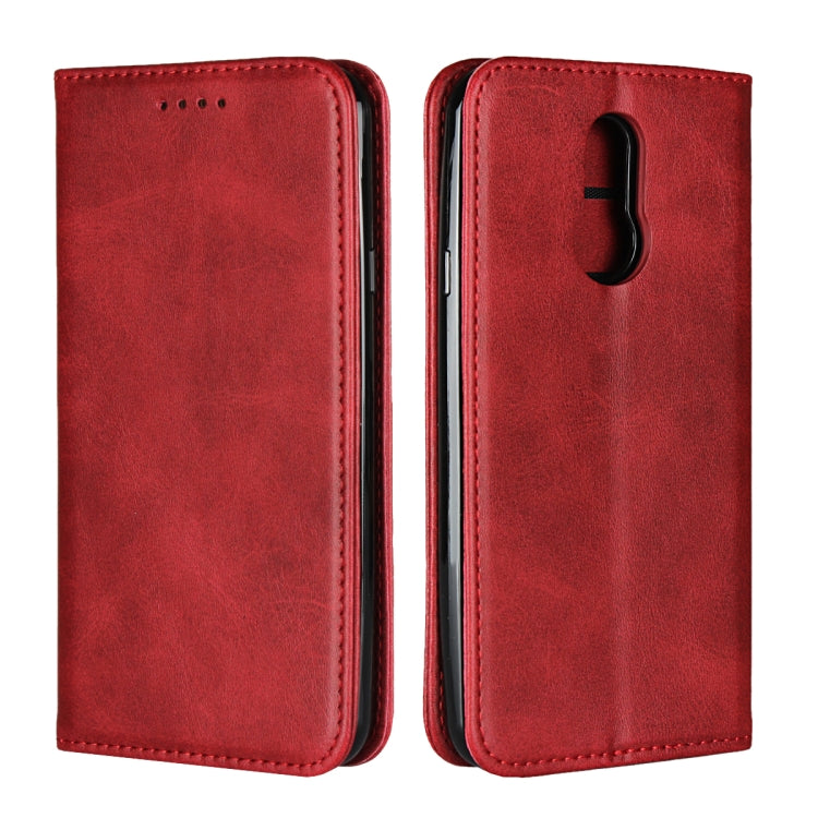 Calf Texture Magnetic Horizontal Flip Leather Case with Holder & Card Slots & Wallet, For LG G8 ThinQ, For LG K50, For LG K50S, For LG Q7, For LG V40 ThinQ, For LG V50 ThinQ, For LG V50S ThinQ 5G, For LG V60 ThinQ 5G