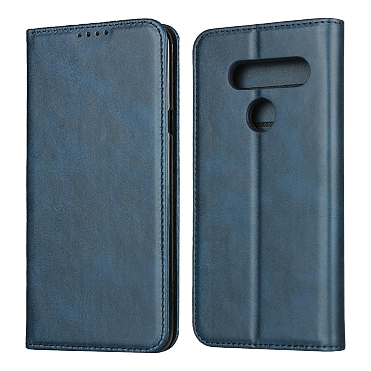 Calf Texture Magnetic Horizontal Flip Leather Case with Holder & Card Slots & Wallet, For LG G8 ThinQ, For LG K50, For LG K50S, For LG Q7, For LG V40 ThinQ, For LG V50 ThinQ, For LG V50S ThinQ 5G, For LG V60 ThinQ 5G