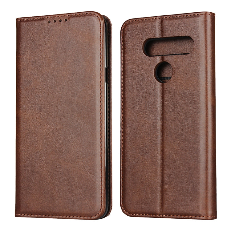 Calf Texture Magnetic Horizontal Flip Leather Case with Holder & Card Slots & Wallet, For LG G8 ThinQ, For LG K50, For LG K50S, For LG Q7, For LG V40 ThinQ, For LG V50 ThinQ, For LG V50S ThinQ 5G, For LG V60 ThinQ 5G