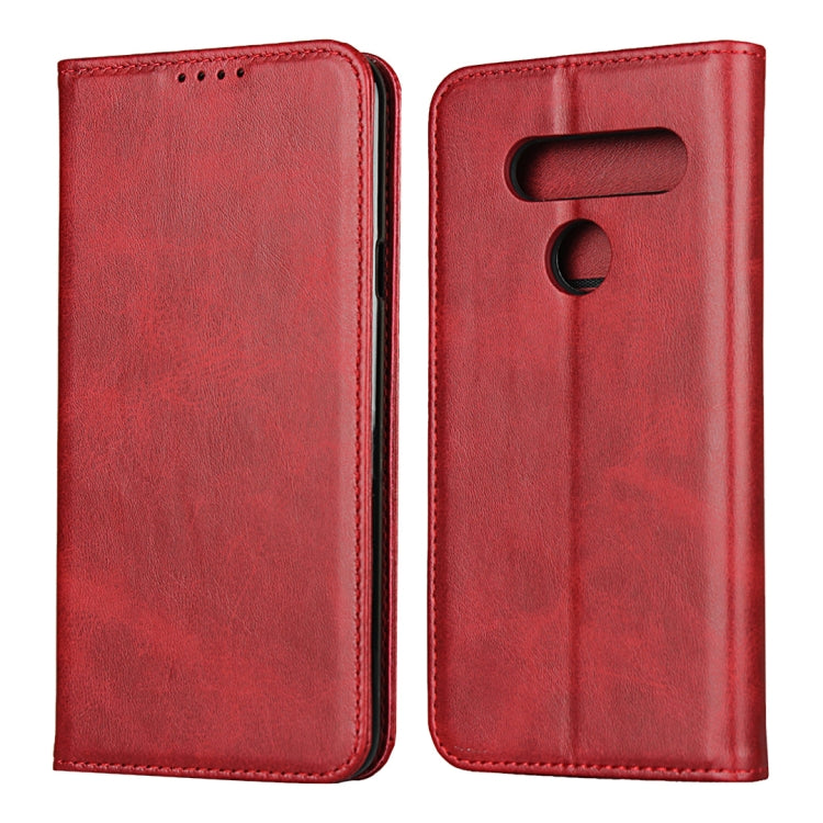 Calf Texture Magnetic Horizontal Flip Leather Case with Holder & Card Slots & Wallet, For LG G8 ThinQ, For LG K50, For LG K50S, For LG Q7, For LG V40 ThinQ, For LG V50 ThinQ, For LG V50S ThinQ 5G, For LG V60 ThinQ 5G