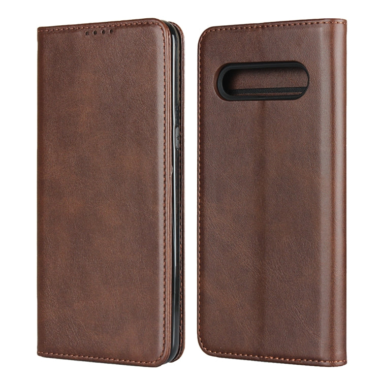 Calf Texture Magnetic Horizontal Flip Leather Case with Holder & Card Slots & Wallet, For LG G8 ThinQ, For LG K50, For LG K50S, For LG Q7, For LG V40 ThinQ, For LG V50 ThinQ, For LG V50S ThinQ 5G, For LG V60 ThinQ 5G