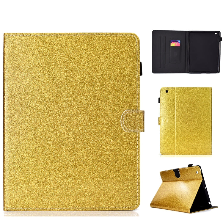 Varnish Glitter Powder Horizontal Flip Leather Case with Holder & Card Slot, For iPad 10.2 / 10.5, For iPad 2 / 3 / 4, For iPad Air / Air 2 / iPad 9.7, For iPad Mini 1/2/3/4/5, For iPad Pro 9.7