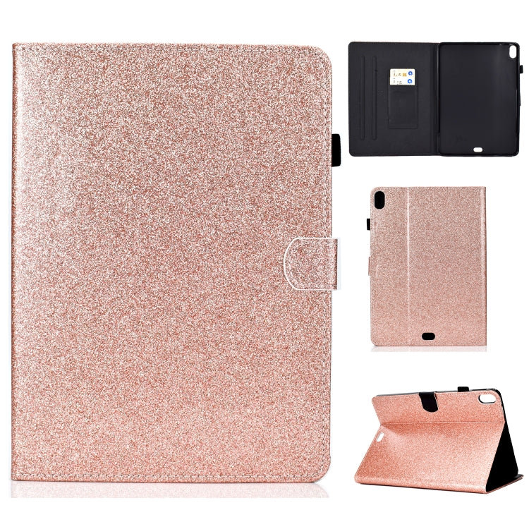 Varnish Glitter Powder Horizontal Flip Leather Case with Holder & Card Slot, For iPad Pro 11 (2018)