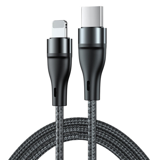 ADC-003 Type-C to 8 Pin PD Fast Charging Weave Data Cable, 1m, 2m