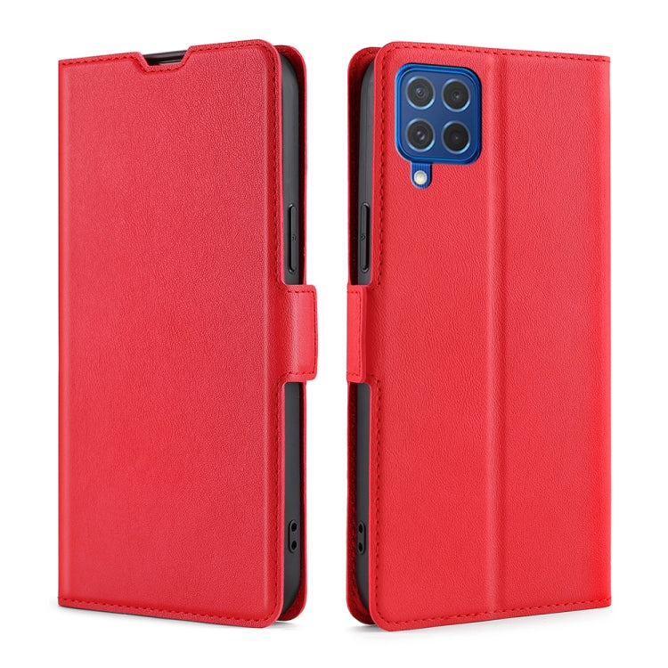 Ultra-thin Voltage Side Buckle PU + TPU Horizontal Flip Leather Case with Holder & Card Slot, For Samsung Galaxy A03s 166.5mm, For Samsung Galaxy A03s 164.2mm, For Samsung Galaxy F62 / M62, For Samsung Galaxy M32 International Version������������������...