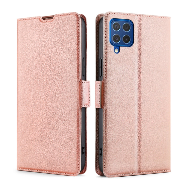Ultra-thin Voltage Side Buckle PU + TPU Horizontal Flip Leather Case with Holder & Card Slot, For Samsung Galaxy A03s 166.5mm, For Samsung Galaxy A03s 164.2mm, For Samsung Galaxy F62 / M62, For Samsung Galaxy M32 International Version������������������...