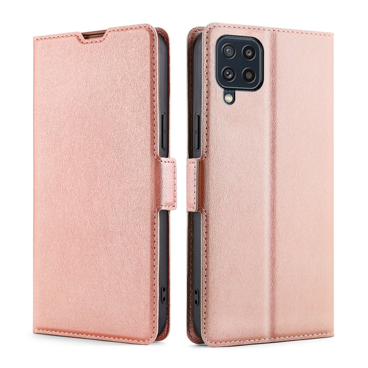 Ultra-thin Voltage Side Buckle PU + TPU Horizontal Flip Leather Case with Holder & Card Slot, For Samsung Galaxy A03s 166.5mm, For Samsung Galaxy A03s 164.2mm, For Samsung Galaxy F62 / M62, For Samsung Galaxy M32 International Version������������������...