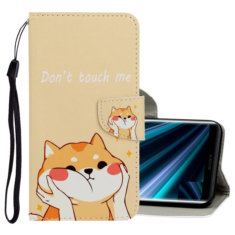 3D Colored Drawing Horizontal Flip PU Leather Case with Holder & Card Slots & Wallet, For Sony Xperia 20