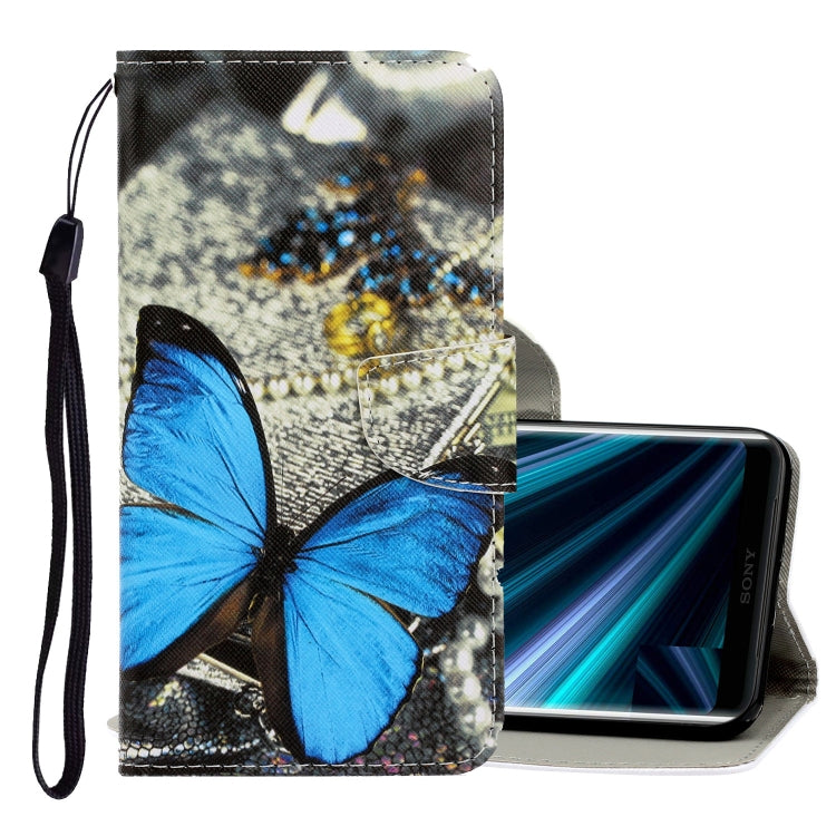 3D Colored Drawing Horizontal Flip PU Leather Case with Holder & Card Slots & Wallet, For Sony Xperia XZ3