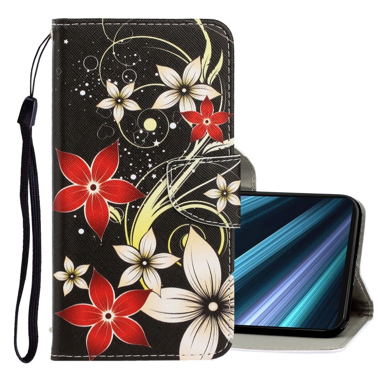 3D Colored Drawing Horizontal Flip PU Leather Case with Holder & Card Slots & Wallet, For Sony Xperia XZ4