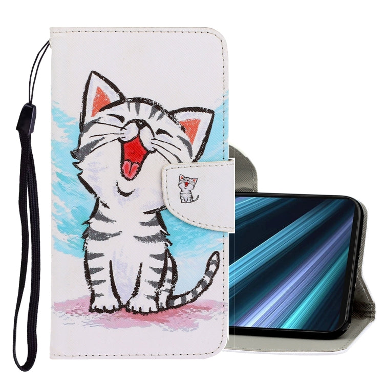 3D Colored Drawing Horizontal Flip PU Leather Case with Holder & Card Slots & Wallet, For Sony Xperia XZ5