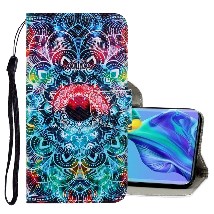 3D Colored Drawing Horizontal Flip PU Leather Case with Holder & Card Slots & Wallet, For Huawei Mate 30