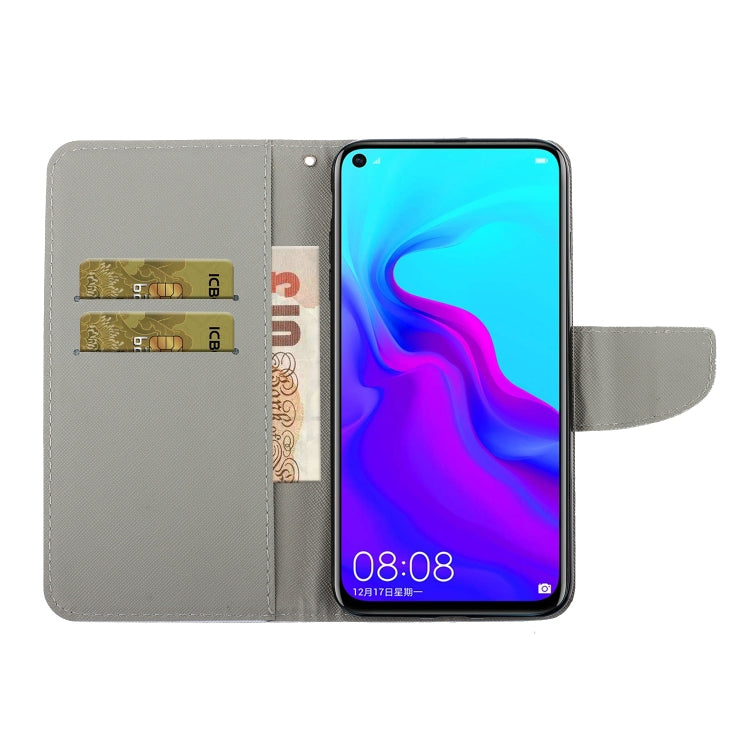 3D Colored Drawing Horizontal Flip PU Leather Case with Holder & Card Slots & Wallet, For Huawei Mate 30 Lite