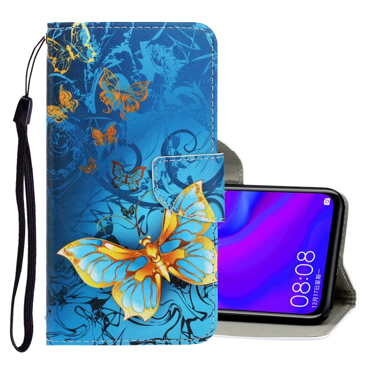 3D Colored Drawing Horizontal Flip PU Leather Case with Holder & Card Slots & Wallet, For Huawei Mate 30 Lite