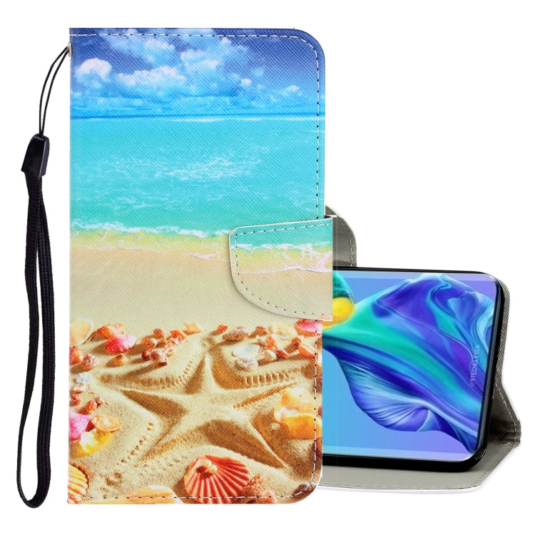 3D Colored Drawing Horizontal Flip PU Leather Case with Holder & Card Slots & Wallet, For Huawei Mate 30 Pro