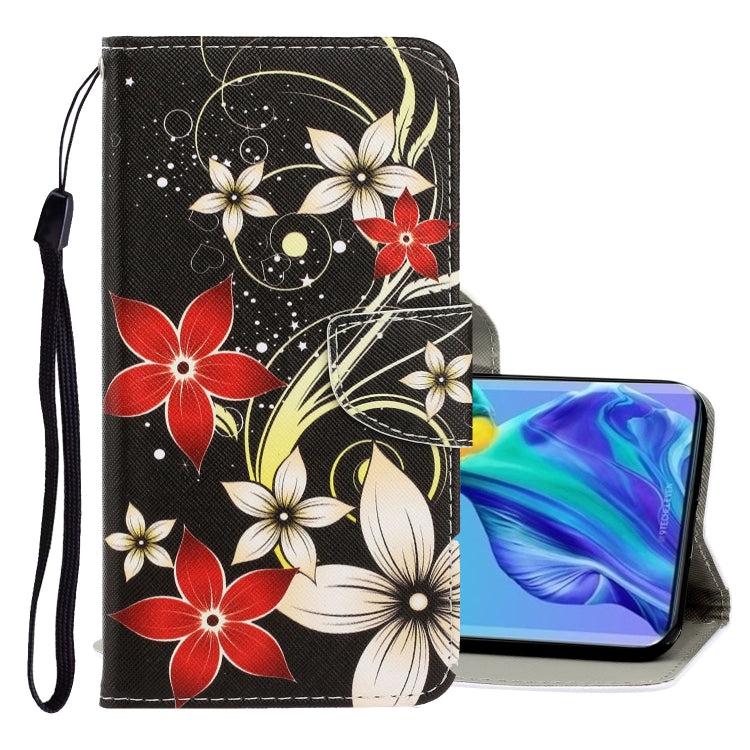 3D Colored Drawing Horizontal Flip PU Leather Case with Holder & Card Slots & Wallet, For Huawei Mate 30 Pro