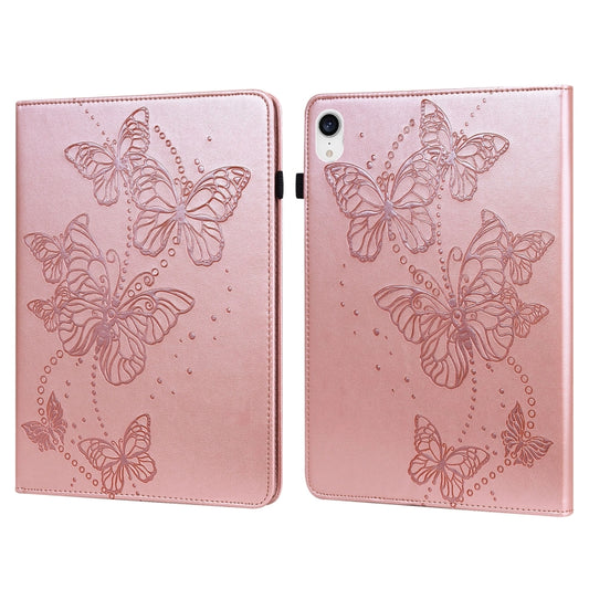 Embossed Butterfly Pattern Horizontal Flip Leather Tablet Case, For iPad mini 2024 / mini 6, For iPad Pro 11 2022 / 2021 / Air 4, For iPad 10.2 / Air 10.5 2019, For iPad mini 5 / 4 / 3 / 2 / 1, For iPad 9.7 (2018/2017) / Air 2 / Air