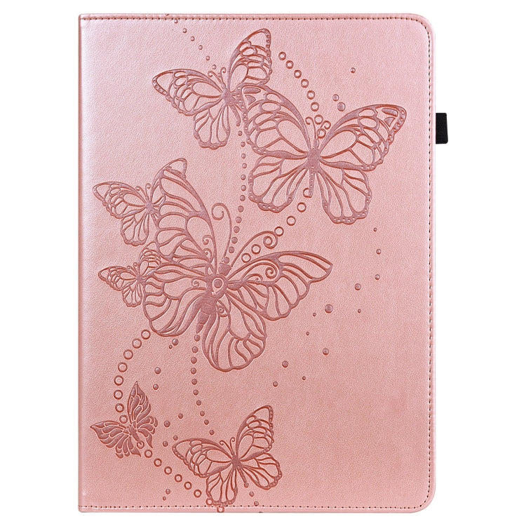 Embossed Butterfly Pattern Horizontal Flip Leather Tablet Case, For iPad 9.7 (2018/2017) / Air 2 / Air