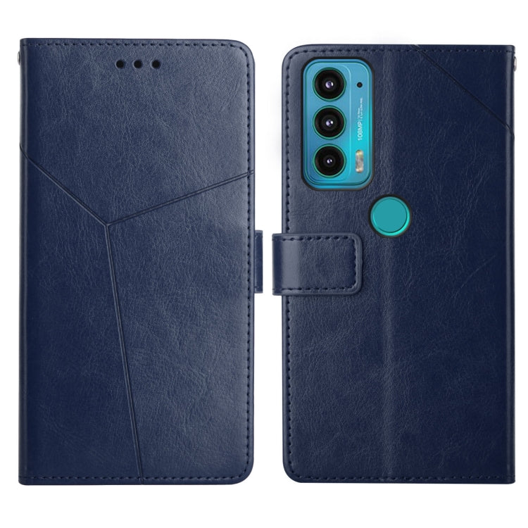 Y Stitching Horizontal Flip Leather Phone Case with Holder & Card Slots & Wallet & Photo Frame, For Motorola Moto E7, For Motorola Moto E7 Power, For Motorola Edge 20, For Motorola Edge 20 Lite, For Motorola Edge 20 Pro, For Motorola Edge S / G100