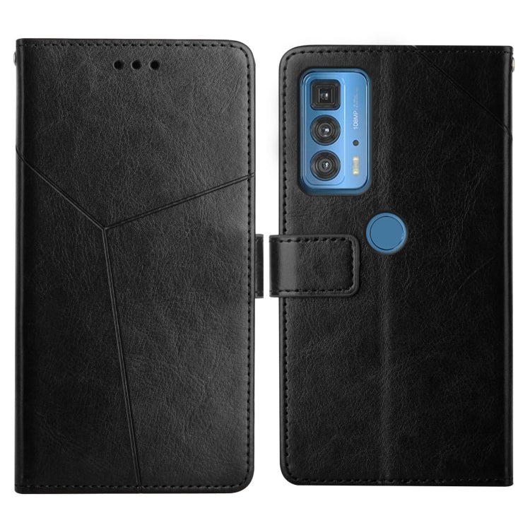 Y Stitching Horizontal Flip Leather Phone Case with Holder & Card Slots & Wallet & Photo Frame, For Motorola Moto E7, For Motorola Moto E7 Power, For Motorola Edge 20, For Motorola Edge 20 Lite, For Motorola Edge 20 Pro, For Motorola Edge S / G100