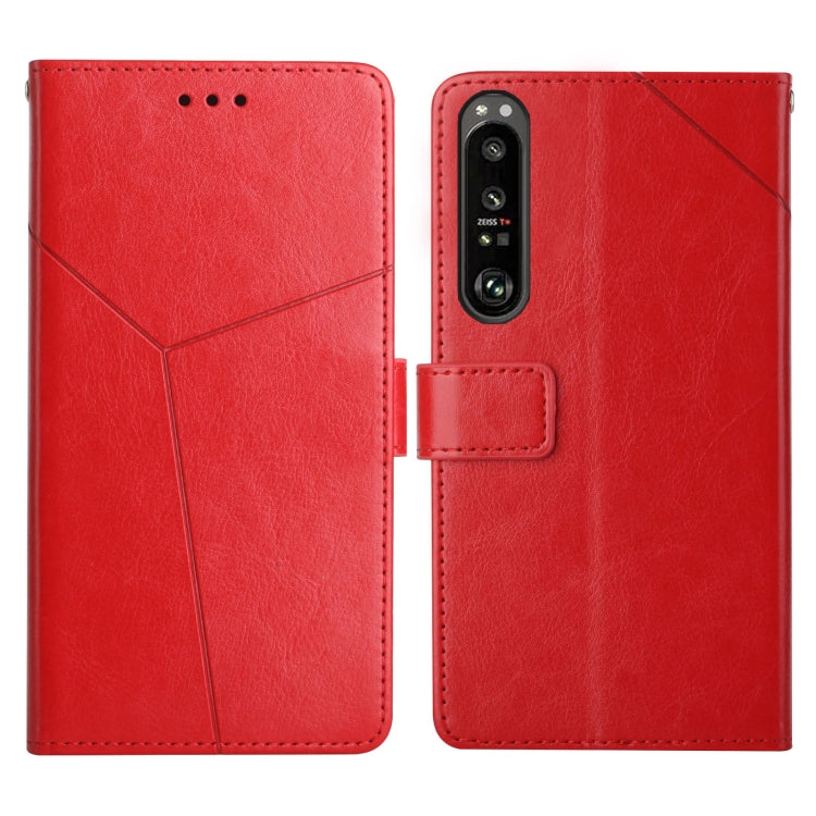 Y Stitching Horizontal Flip Leather Phone Case with Holder & Card Slots & Wallet & Photo Frame, For Sony Xperia 5 III, For Sony Xperia 10 III, For Sony Xperia Ace II