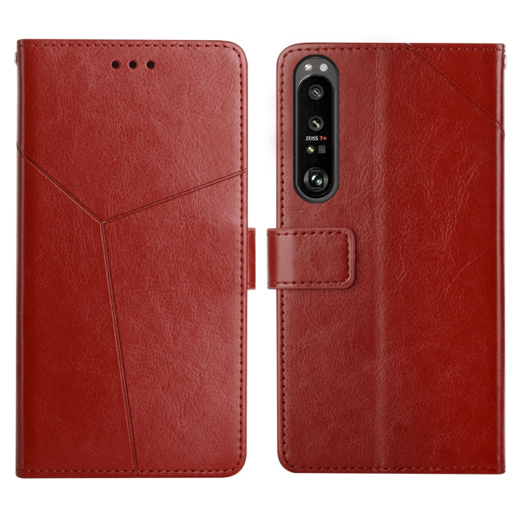 Y Stitching Horizontal Flip Leather Phone Case with Holder & Card Slots & Wallet & Photo Frame, For Sony Xperia 5 III, For Sony Xperia 10 III, For Sony Xperia Ace II