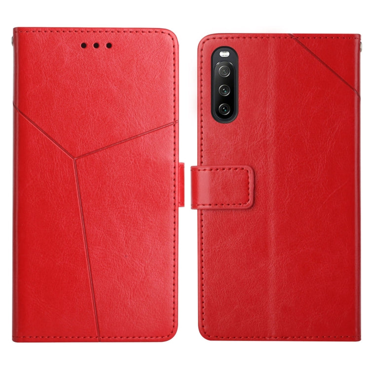 Y Stitching Horizontal Flip Leather Phone Case with Holder & Card Slots & Wallet & Photo Frame, For Sony Xperia 5 III, For Sony Xperia 10 III, For Sony Xperia Ace II